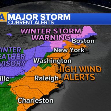 VIDEO: Massive storm moves east with millions in its path