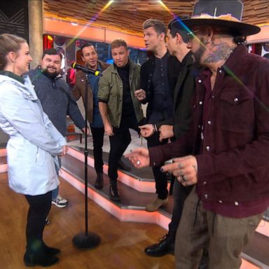 VIDEO: Backstreet Boys give romantic advice in the SSK Love Lounge