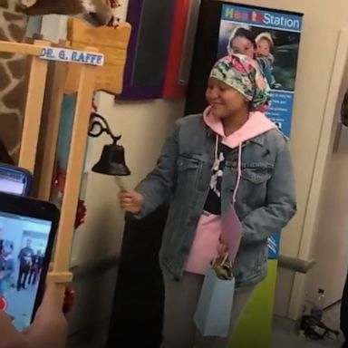 VIDEO: California teen tearfully rings bell after finishing cancer treatment 