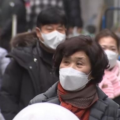 VIDEO: Concerns grow over virus spreading as new hot zone identified in South Korea