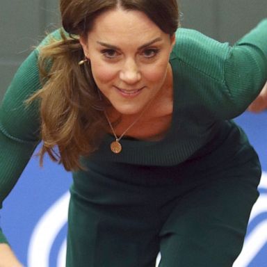 VIDEO: Kate Middleton shows off her punching and sprinting skills at event in London