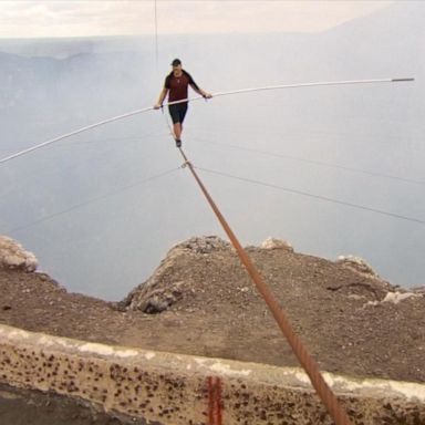 VIDEO: Aerialist Nik Wallenda details preparations for dangerous volcano tightrope walk