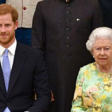 VIDEO: The queen and Harry sit down for meeting at Windsor Castle