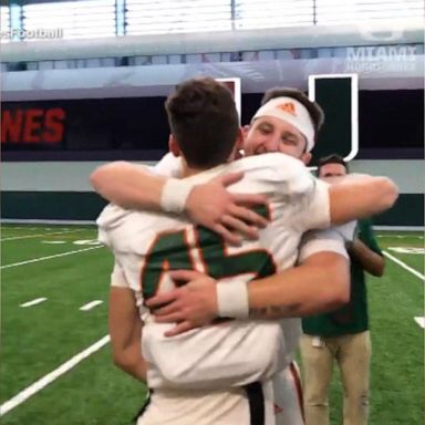 VIDEO: Walk-on college football players surprised with scholarships