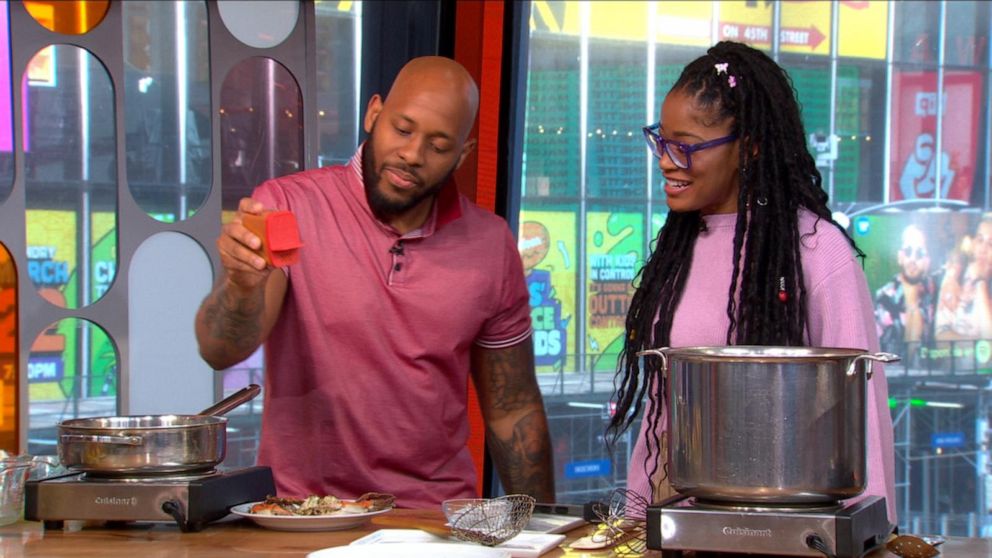 Video Keke's cooking with ‘Crab Boss’ Lenell Watson - ABC News