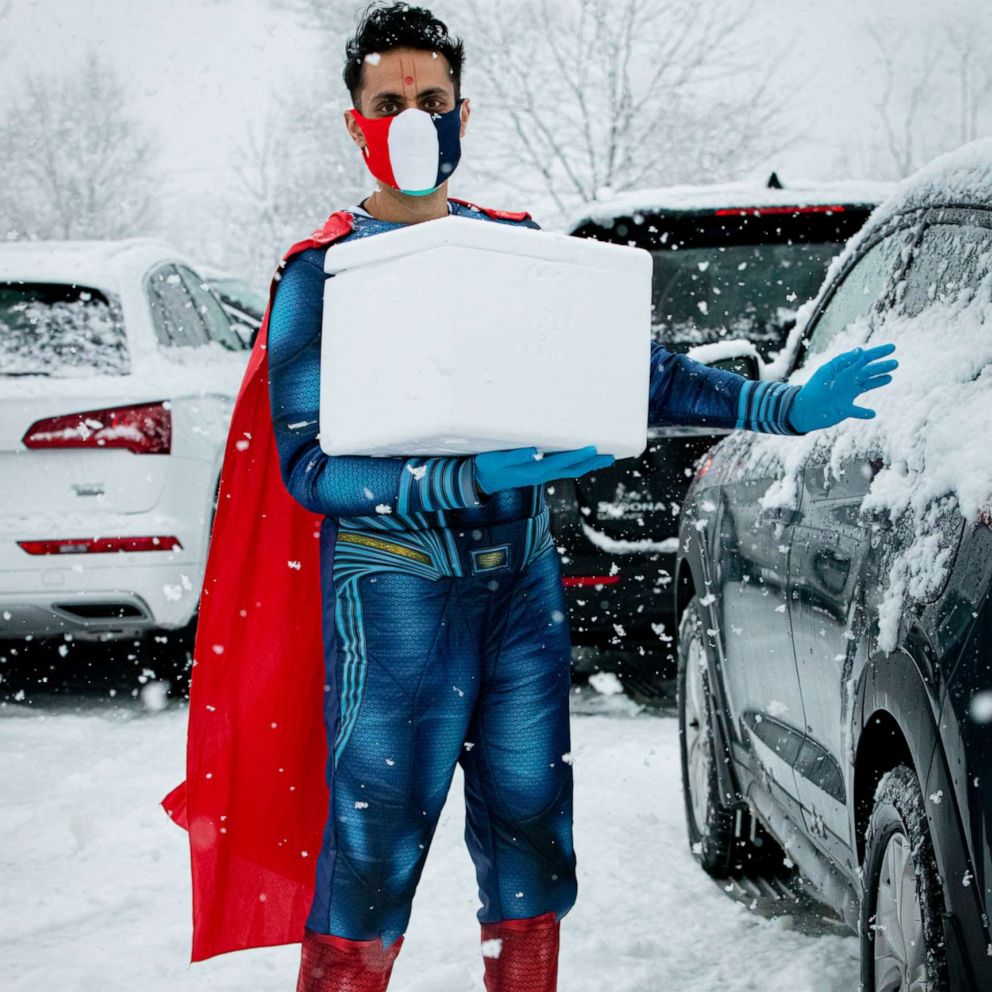 VIDEO: How one superhero pharmacist plans to vaccinate his whole community