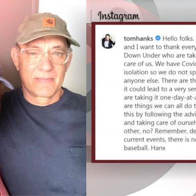 VIDEO: Tom Hanks and his wife share update with throwback movie line 