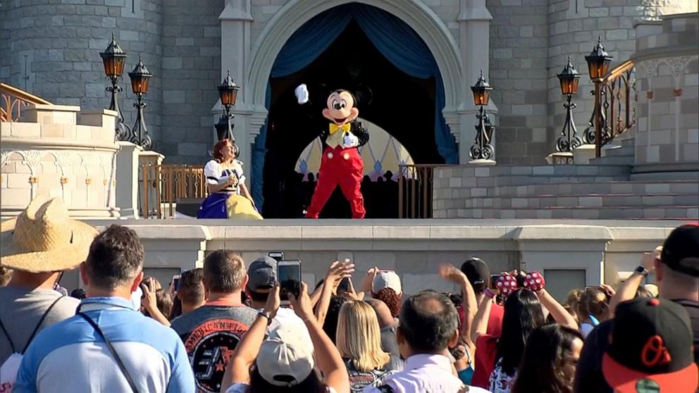 Credit: ABC News Crowds at Disney