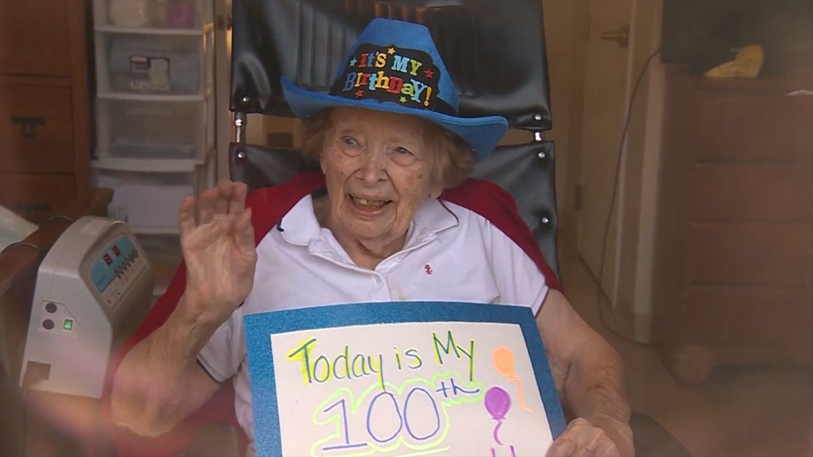 VIDEO: Family sings 'Happy Birthday' to 100-year-old at nursing home during coronavirus crisis