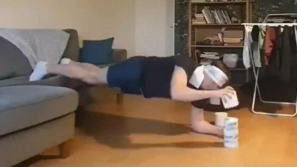 Man’s funny toilet paper workout during coronavirus lockdown is the