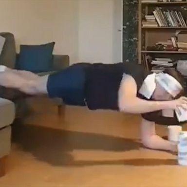 VIDEO: Man’s funny toilet paper workout during coronavirus lockdown is the inspo we all need 