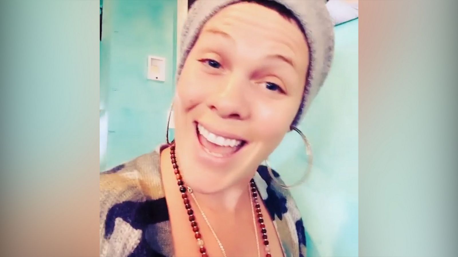 VIDEO: Pink shares her family's schedule as they self-quarantine with kids