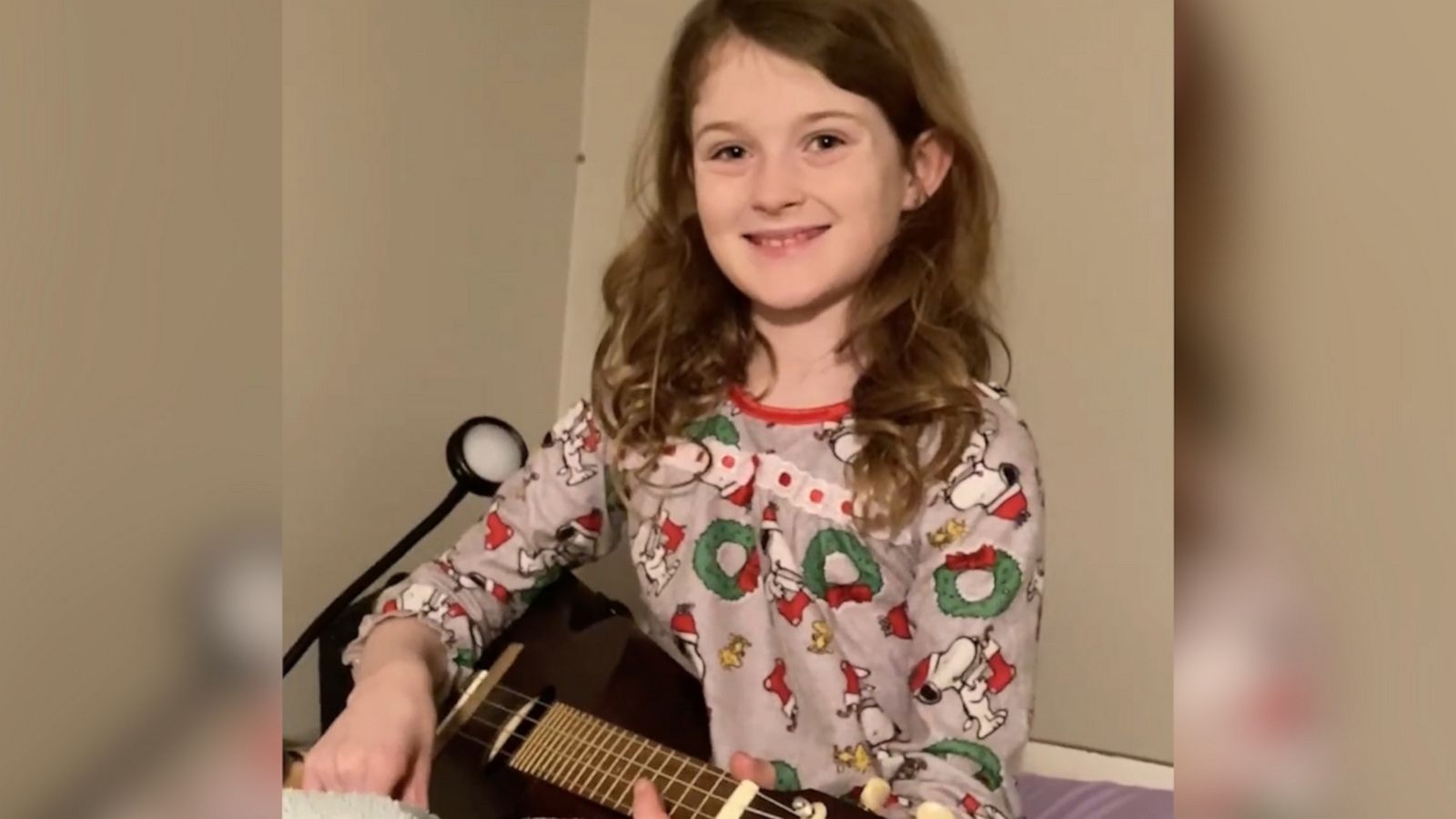 VIDEO: Little girl sings coronavirus song on her guitar to help her express her anger