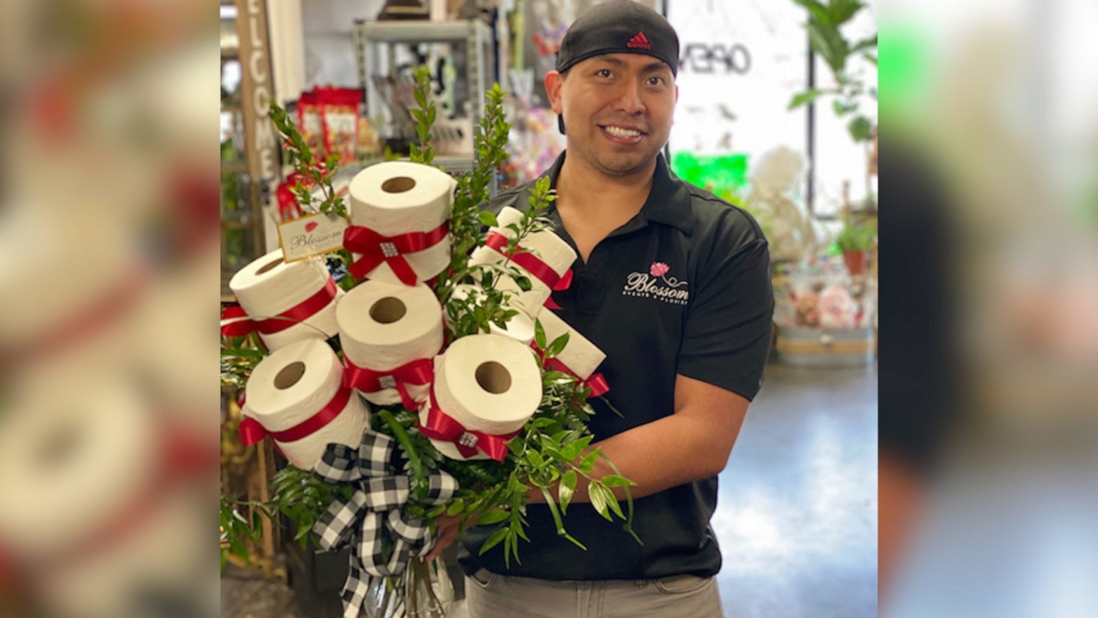 VIDEO: This florist is making toilet paper bouquets during the coronavirus pandemic