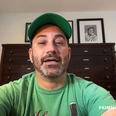 VIDEO: Jimmy Kimmel is keeping busy with mini-monologue amid show hiatus