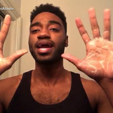 VIDEO: Broadway actors take part in viral hand-washing challenge