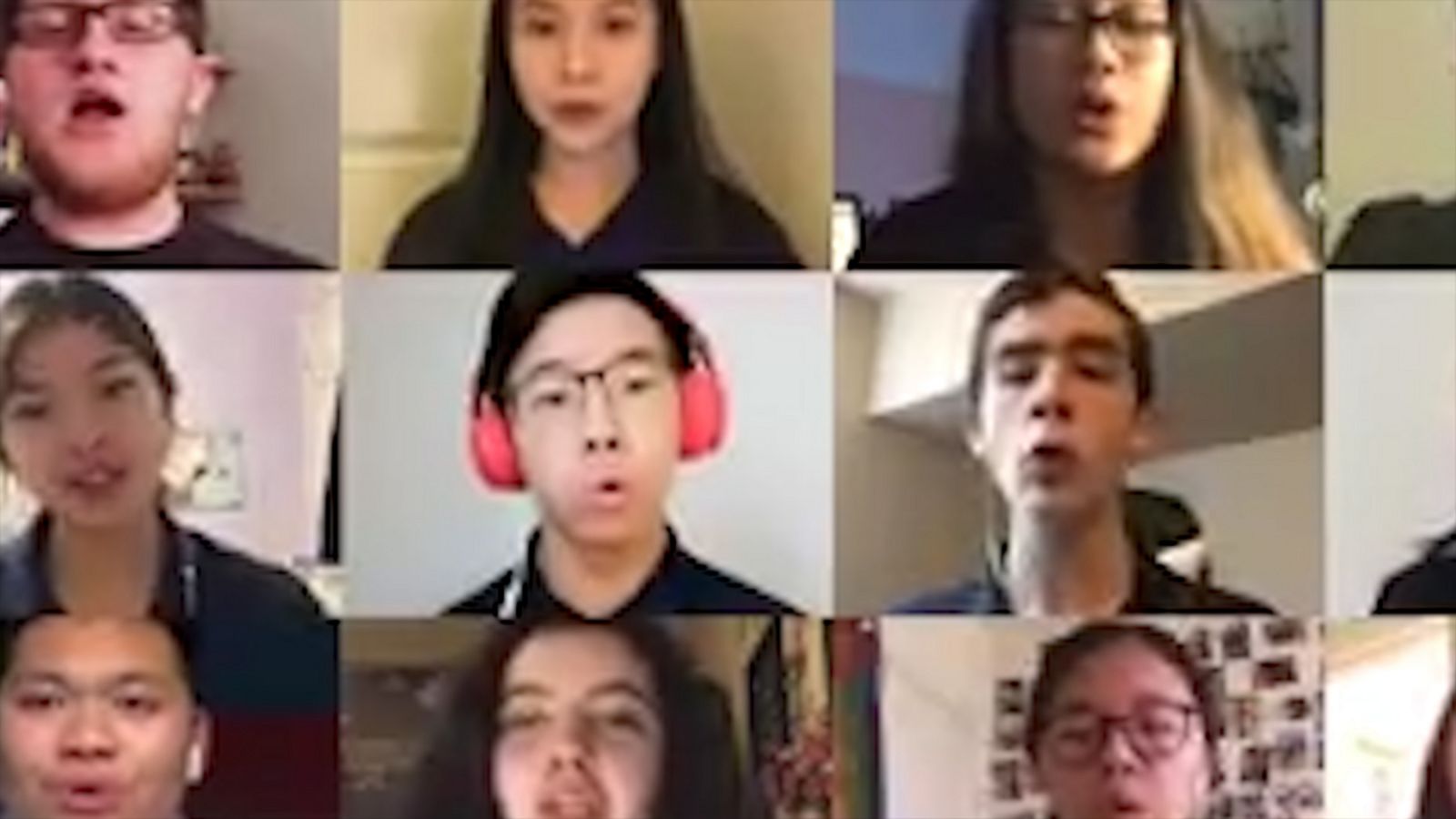 VIDEO: High school choir stays connected by singing 'Somewhere Over the Rainbow'