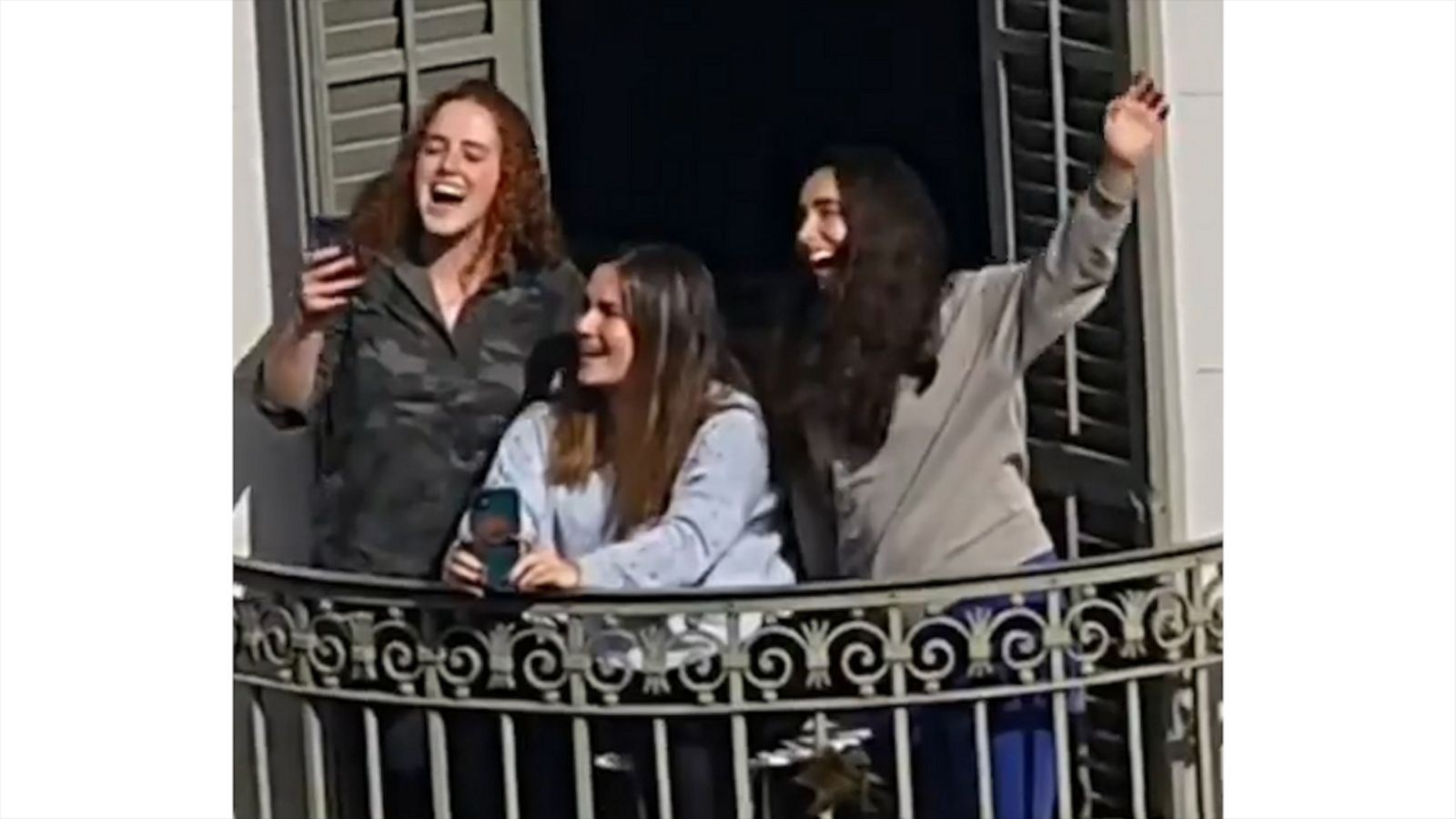 VIDEO: These musicians joined together from their balconies for a coronavirus isolation concert