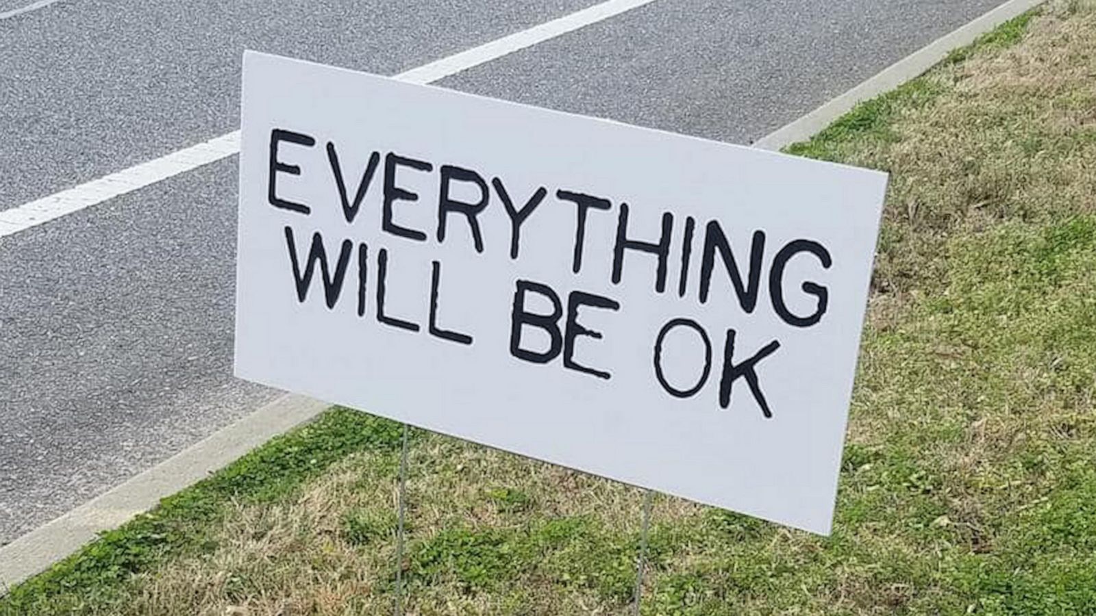 VIDEO: 'Everything Will Be OK' signs pop up to spread cheer around Georgia town