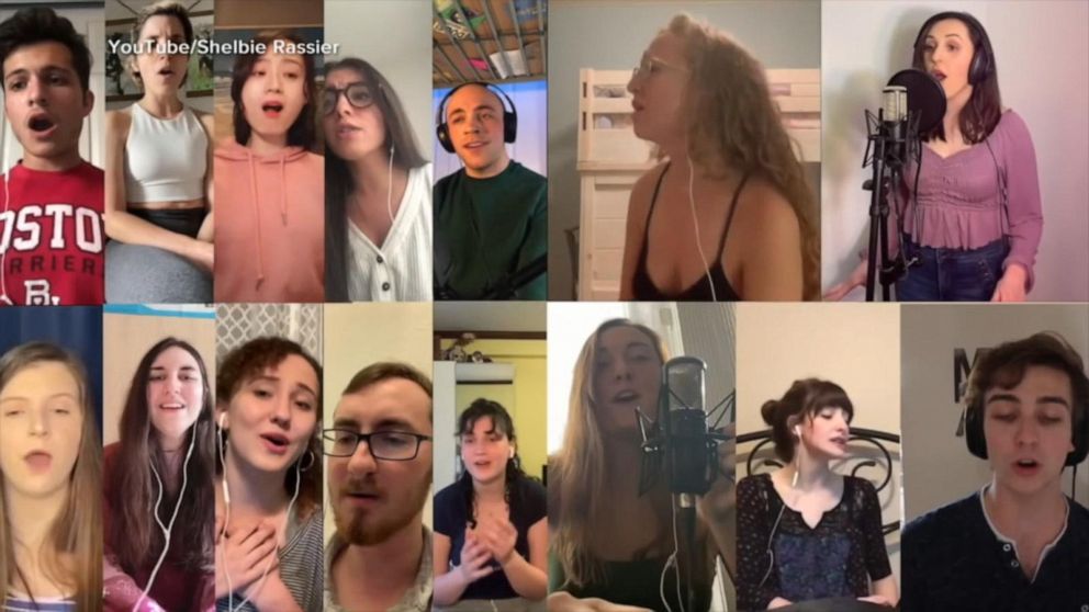VIDEO: College students perform virtual concert amid coronavirus