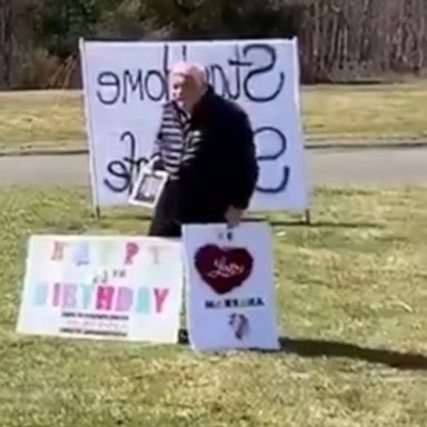 VIDEO: Family shouts happy birthday song from a distance for this teen's special day