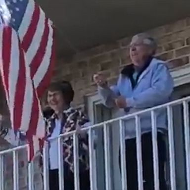 VIDEO: Seniors sing ‘God Bless America’ to keep their spirits up during the coronavirus pandemic 