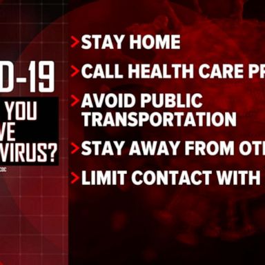 VIDEO: New CDC guidelines on what to do if you think you have coronavirus