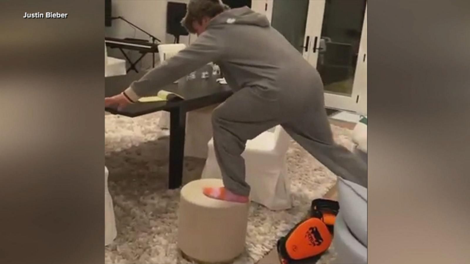 Celebs like Justin Bieber show how they entertain themselves at home ...