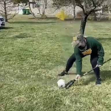 VIDEO: These Maryland college athletes found a way to practice together while school is out