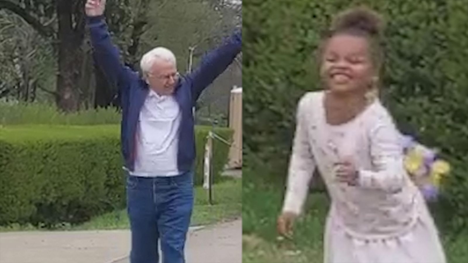 VIDEO: Granddaughter challenges her grandfather to a dance-off