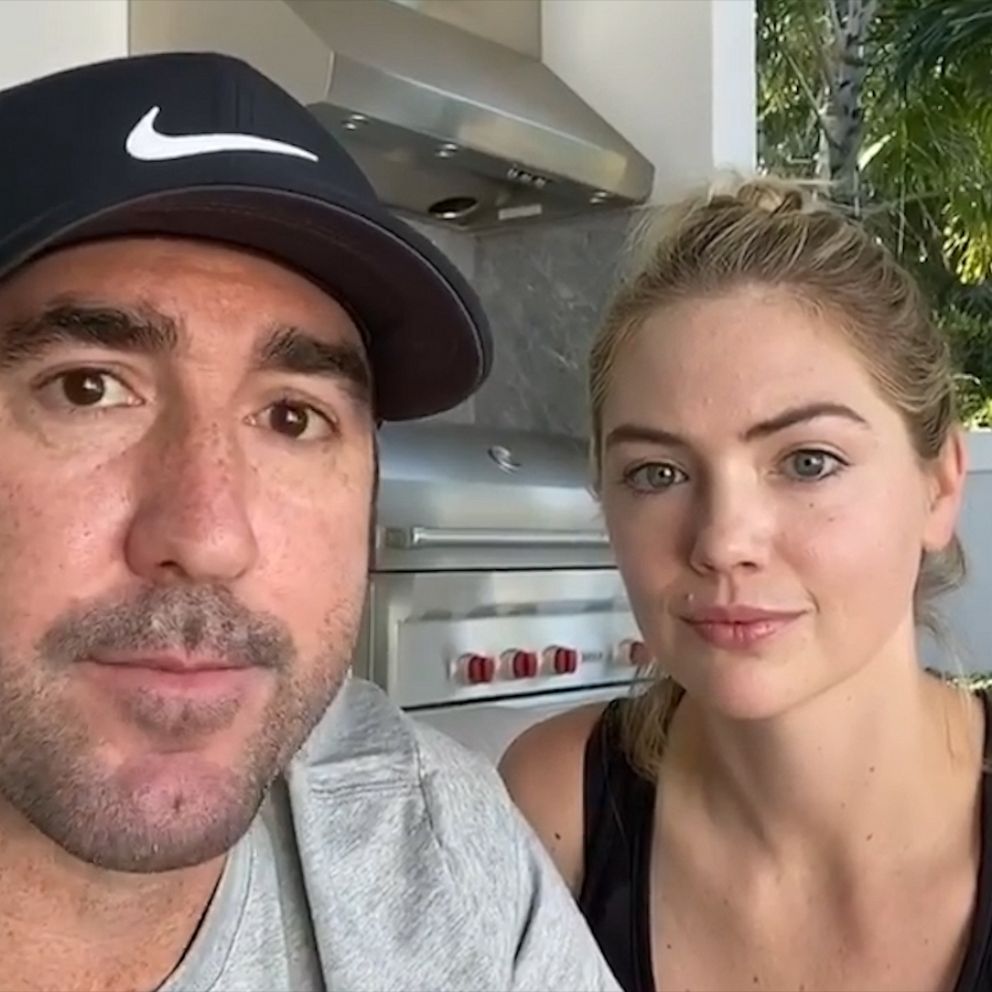 Astros' Justin Verlander, wife Kate Upton donate equipment to