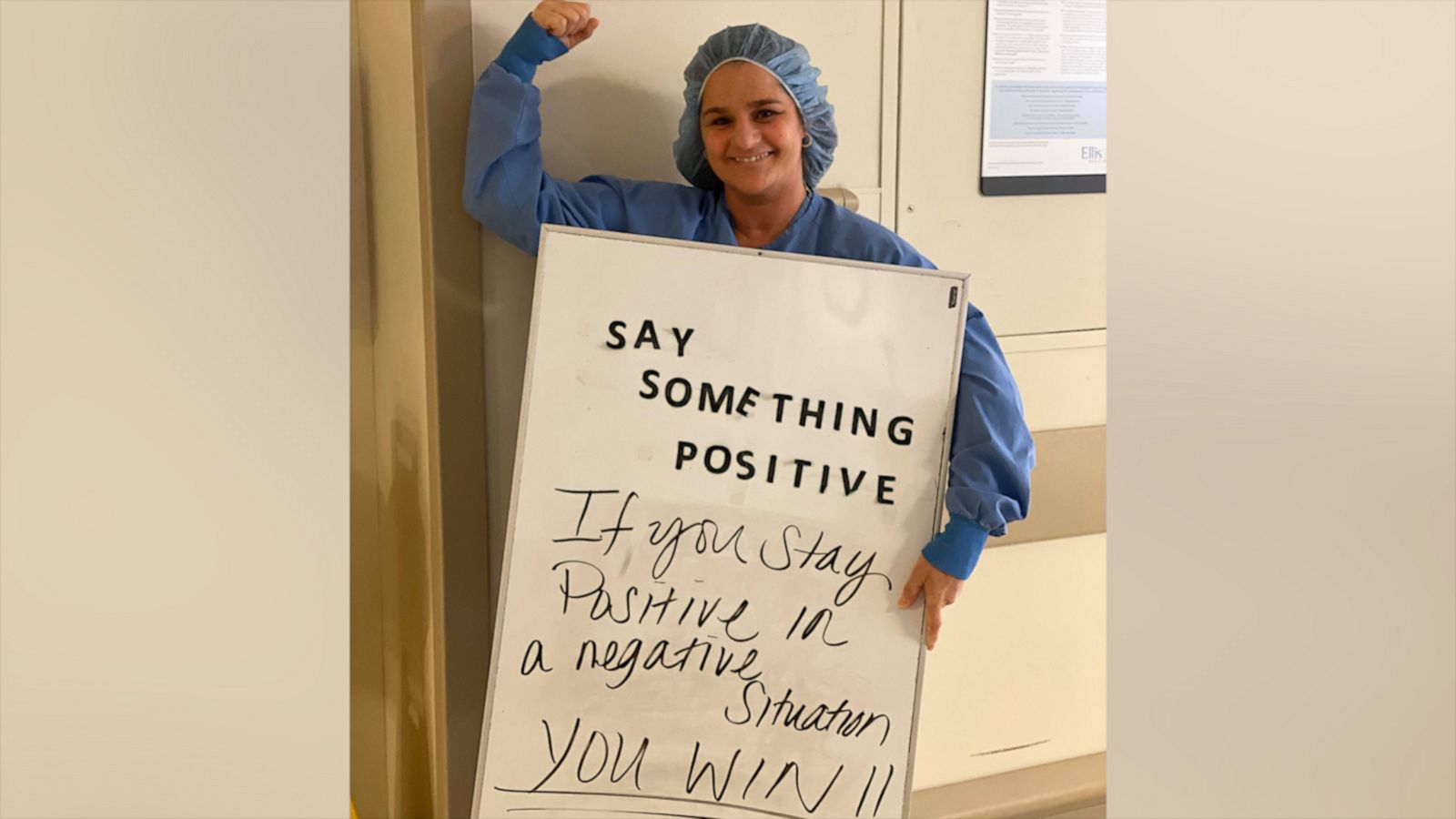 VIDEO: Hospital staff writes inspiring messages of hope for COVID-19 patients