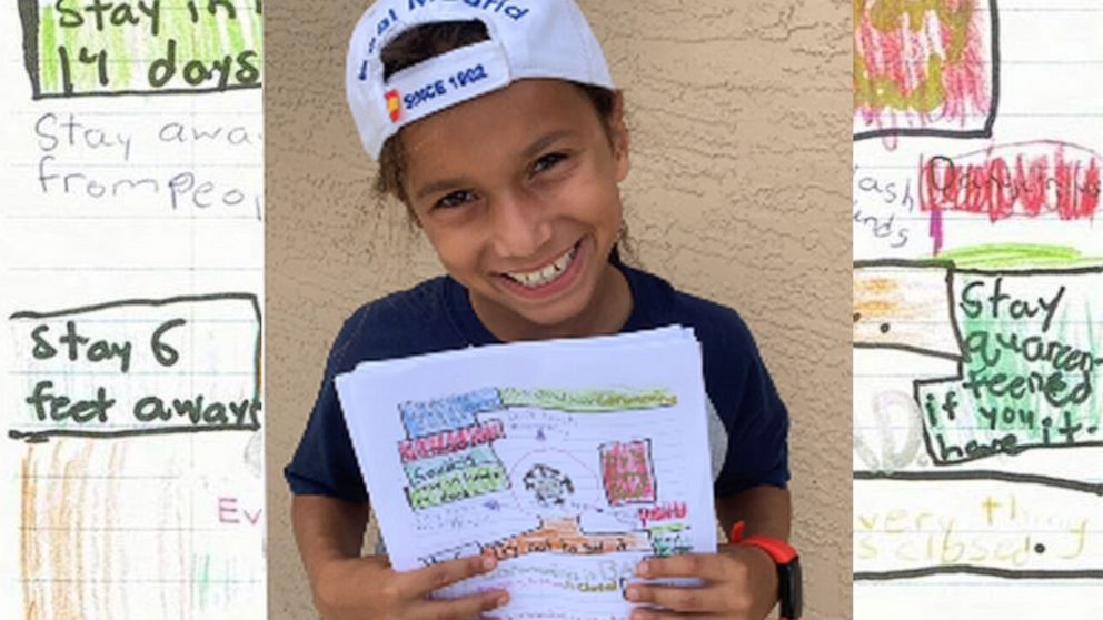 This 8 Year Old Uses His Drawing To Educate Community On