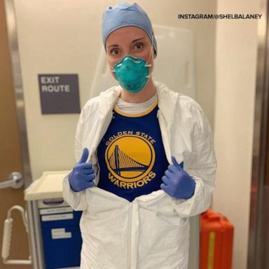 VIDEO: NBA star Steph Curry surprises ICU nurse on FaceTime 