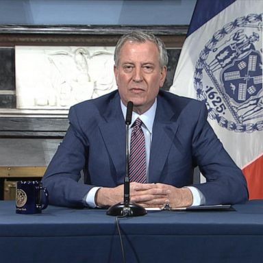 VIDEO: NYC Mayor says schools will close remainder of academic year