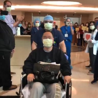 VIDEO: This man was the first to recover from COVID-19 at this California hospital