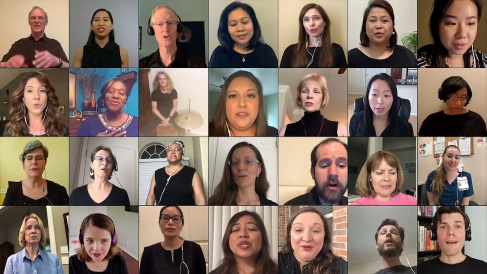 VIDEO: Medical staff choir performs Bruno Mars’ ‘Count On Me’