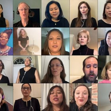 VIDEO: Medical staff choir performs Bruno Mars’ ‘Count On Me’