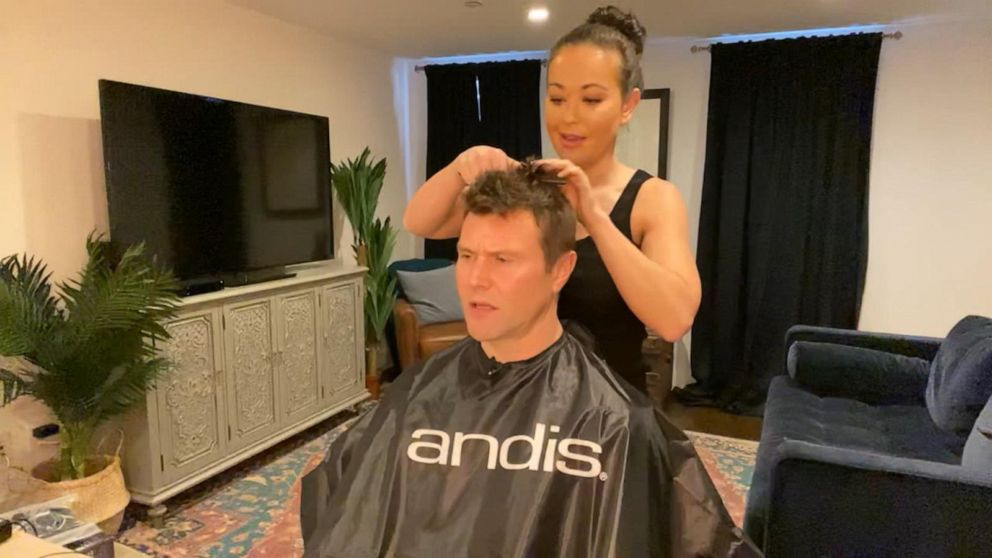 How to cut men's hair from home, according to celebrity hairstylist Kristan  Serafino - ABC News