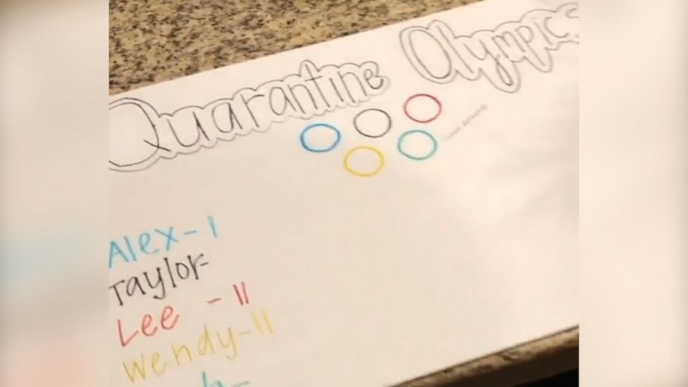 VIDEO: This family deserves a gold medal for their Quarantine Olympics 