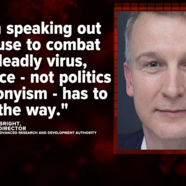 VIDEO: Virus vaccine chief claims he was ousted for pushback on anti-malarial drug