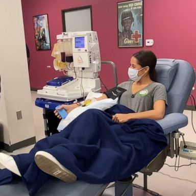 VIDEO: ABC News reporter is one of many COVID-19 survivors who has donated their plasma 