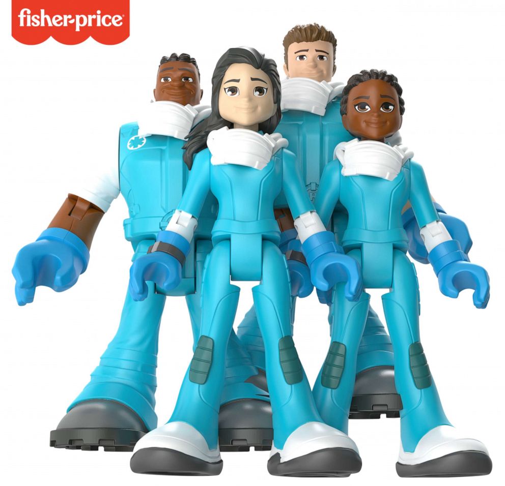 PHOTO: These 'Nurse' action figures are part of Mattel's #ThankYouHeroes line. All net proceeds will go to #FirstRespondersFirst to support first responder healthcare workers.