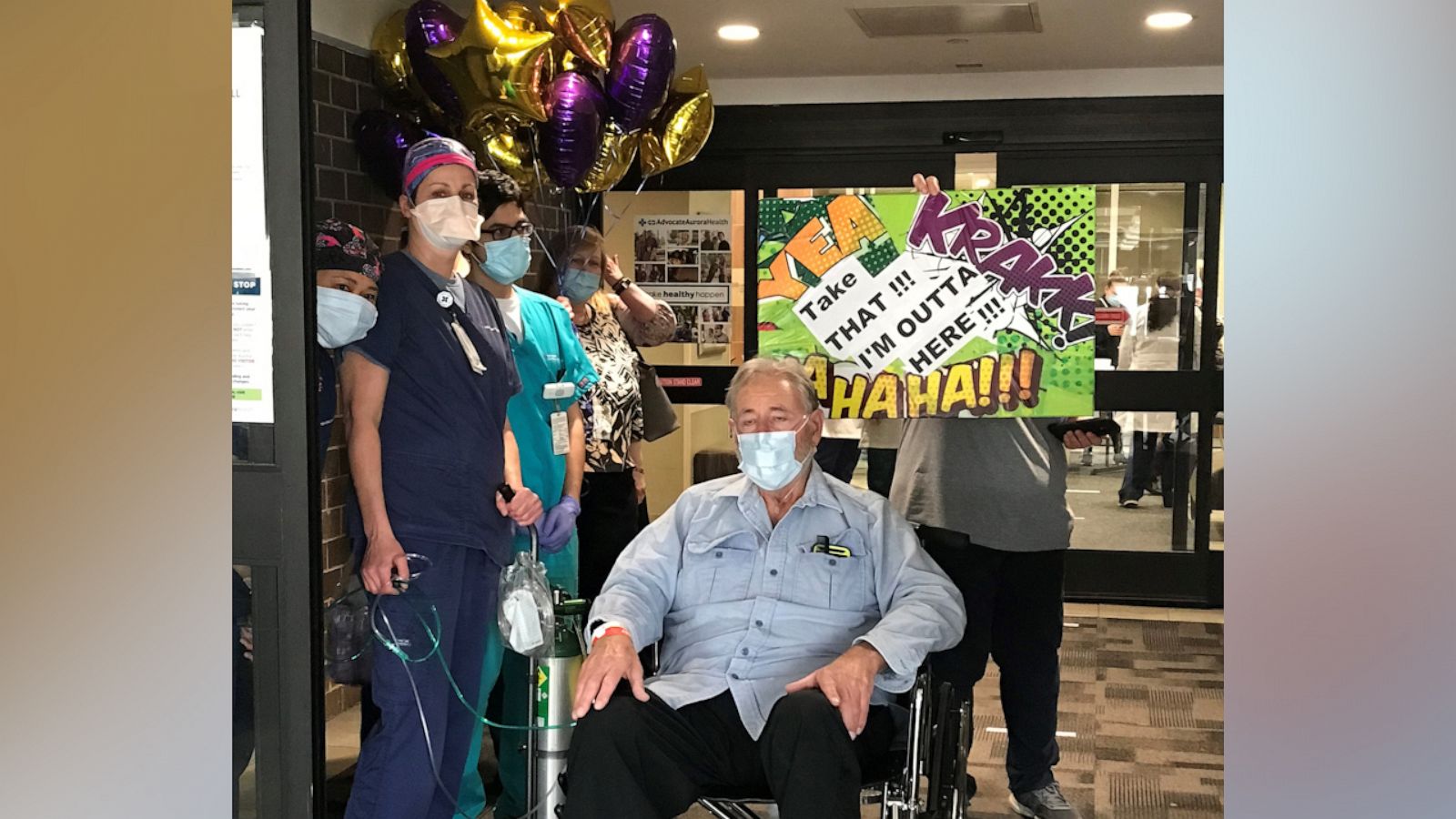 VIDEO: This hospital had an epic celebration for their 100th COVID-19 patient’s discharge