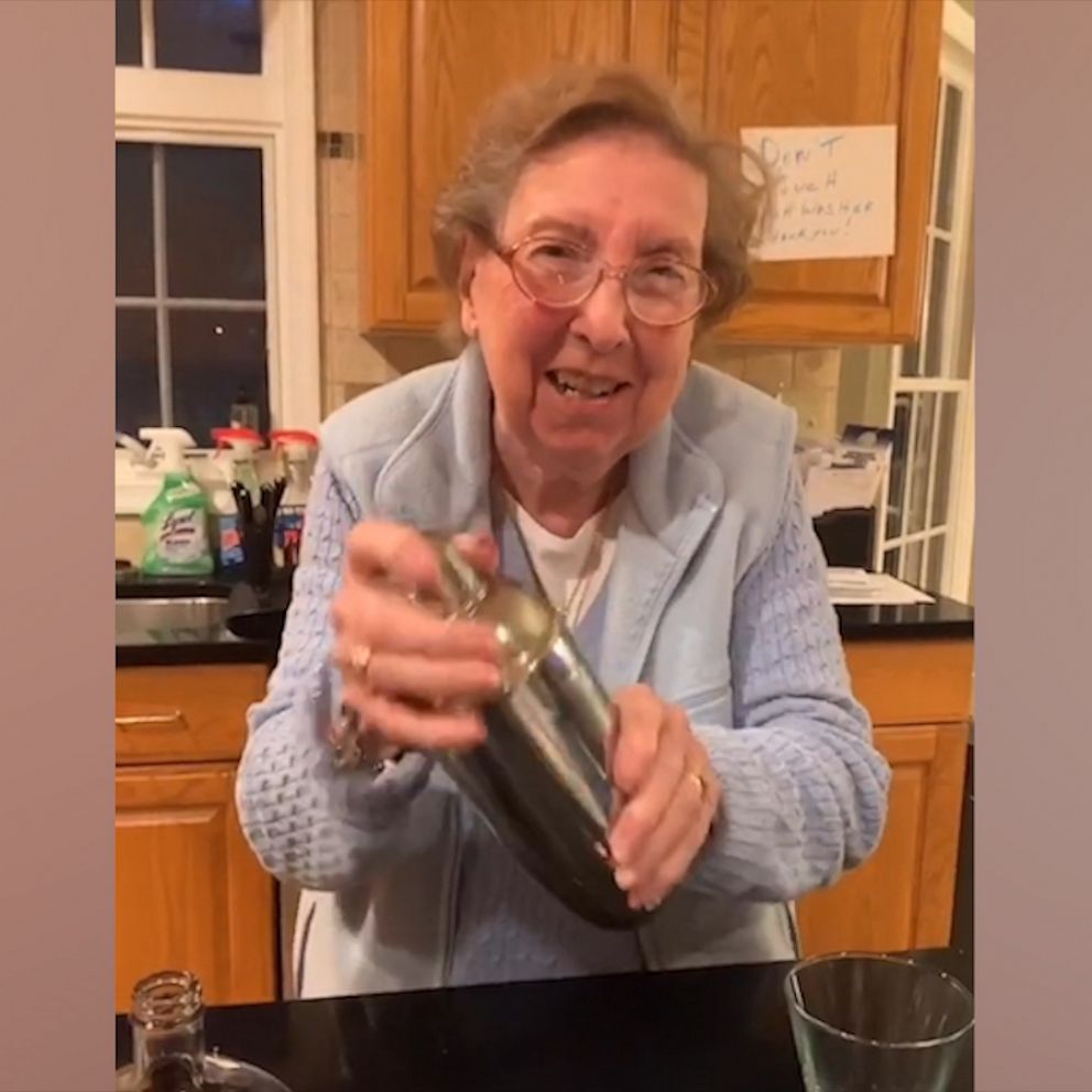 Video Shake Shake Shake Grandma Teaches The Internet How To Make A Proper Quarantini
