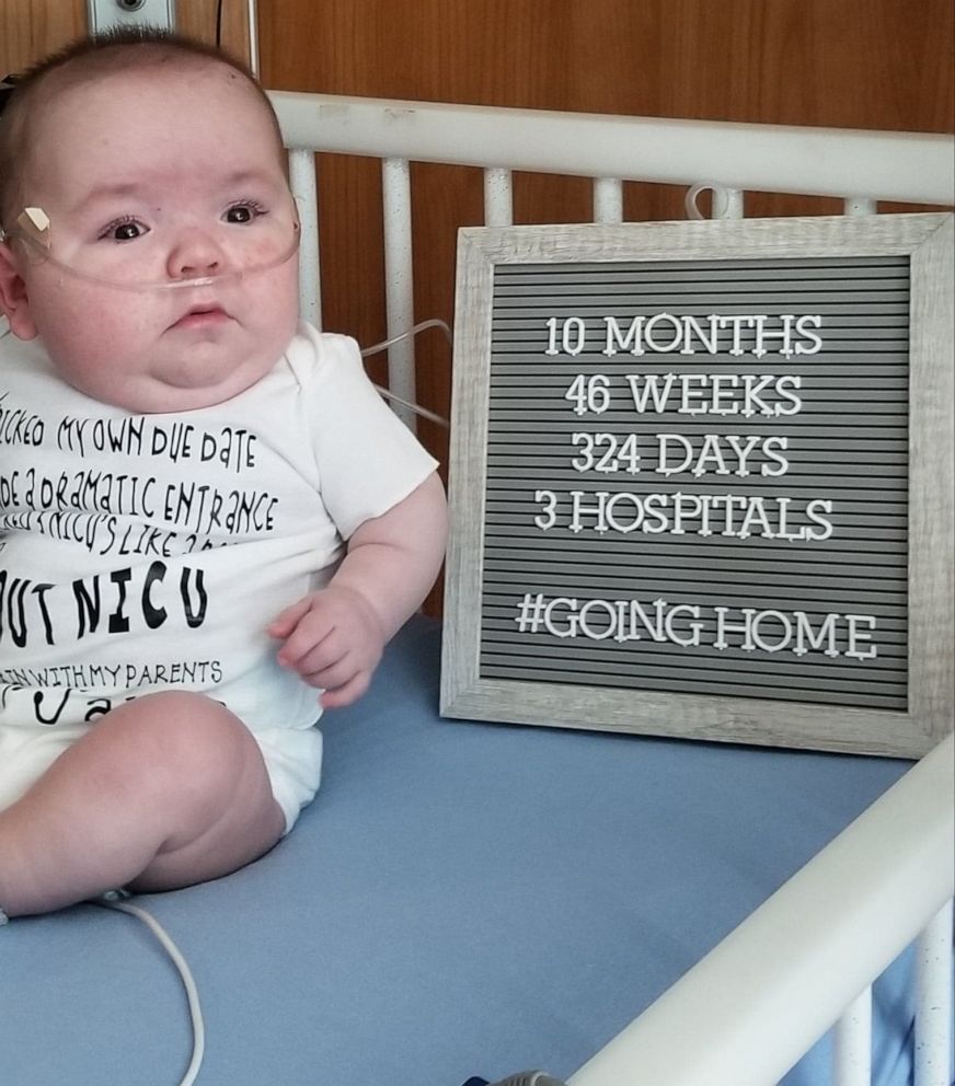 PHOTO: Oliver spent over 10 months in the NICU at three different hospitals in Alabama.