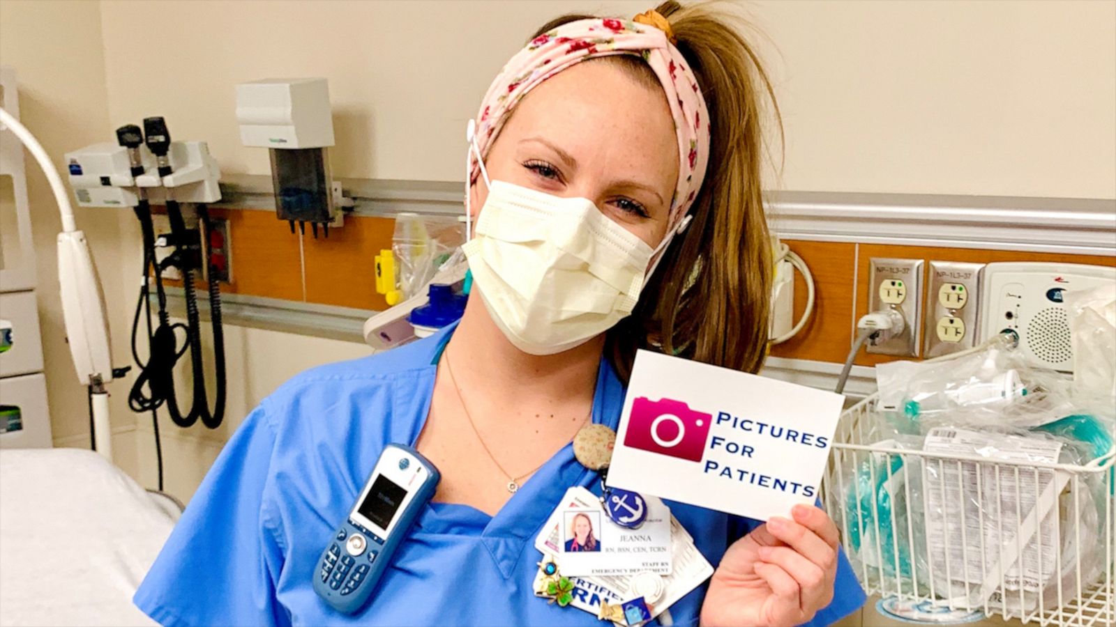 VIDEO: ER nurse decorates hospital rooms with family photos so no one feels like they are alone