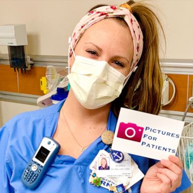 VIDEO: ER nurse decorates hospital rooms with family photos so no one feels like they are alone 