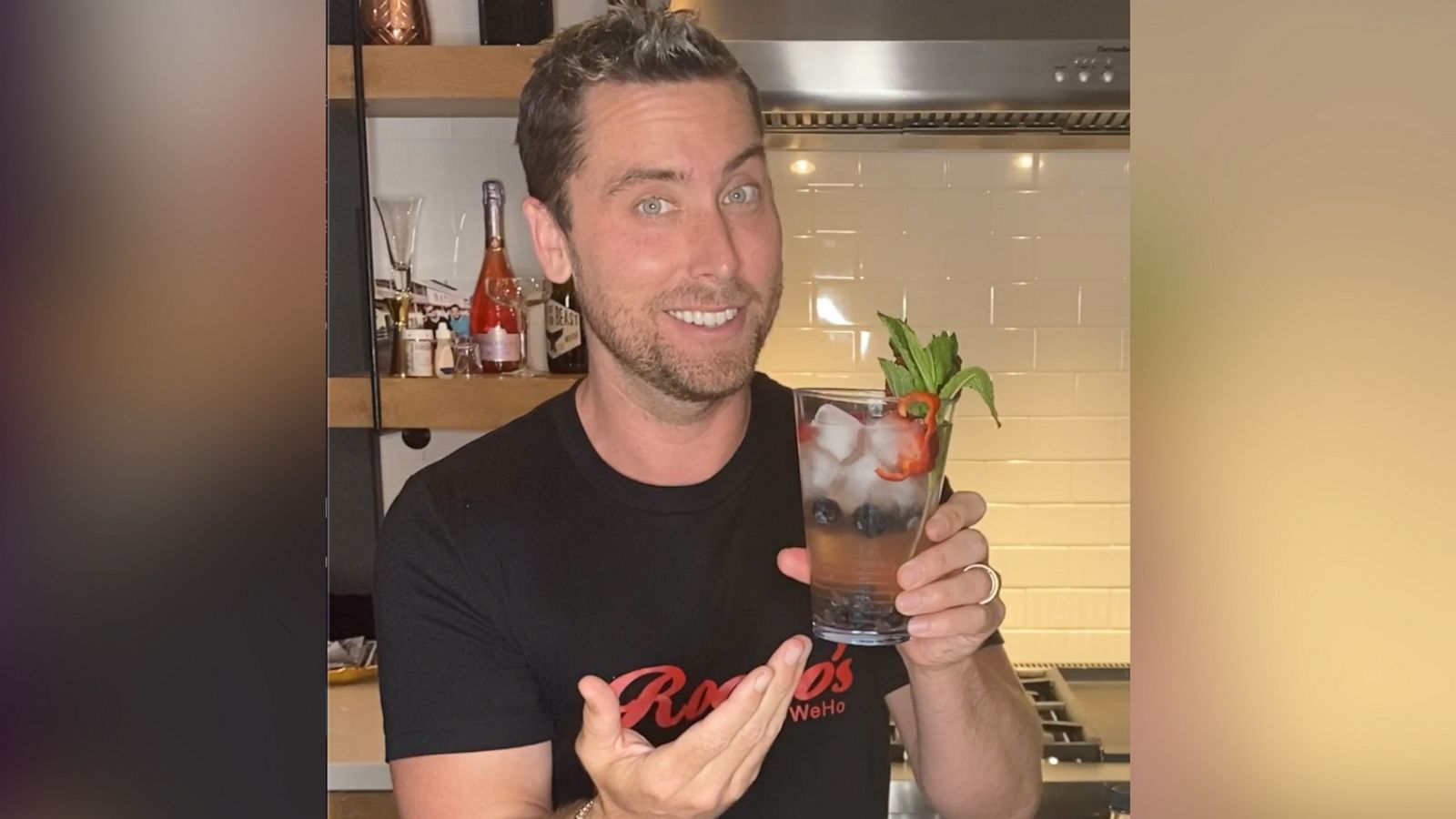 VIDEO: Lance Bass shows us how to make a cocktail with his new non-alcoholic mixers