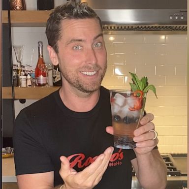 VIDEO: Lance Bass shows us how to make a cocktail with his new non-alcoholic mixers